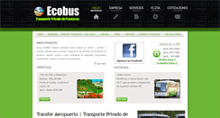 Desktop Screenshot of ecobus.cl