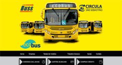Desktop Screenshot of ecobus.com.br